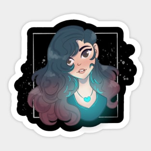 Glow girl Sticker